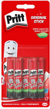 Carica l'immagine nel visualizzatore di Gallery, Pritt Colla Stick 5 x 11g, colla per bambini sicura e affidabile, colla Pritt per lavoretti e fai da te, con una tenuta forte per uso scuola e ufficio, 5 stick x 11g