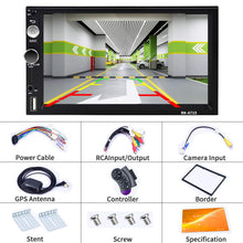 Carica l'immagine nel visualizzatore di Gallery, Android Autoradio 2 Din GPS CAMECHO Touchscreen 18.1 x 10.4 x 4.7 cm, nero - Ilgrandebazar