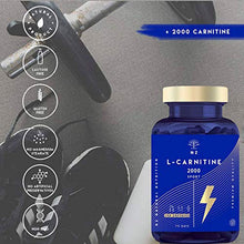 Carica l'immagine nel visualizzatore di Gallery, L CARNITINA 2000 Integratore Brucia Grassi Natural Dose Elevata. Provvede...