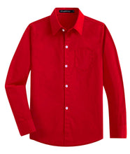 Carica l'immagine nel visualizzatore di Gallery, Spring&amp;Gege Camicia da ragazzo a maniche lunghe, uniforme formale, in twill... - Ilgrandebazar