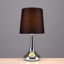 Carica l'immagine nel visualizzatore di Gallery, Set di 2 - Lampada da tavolo con funzione touch - Finitura cromata Nero - Ilgrandebazar