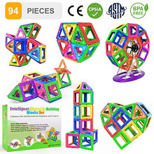 Carica l'immagine nel visualizzatore di Gallery, Desire Deluxe 94 Pezzi Costruzioni Magnetiche per Bambini Gioco Educativo e... - Ilgrandebazar