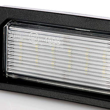 Carica l'immagine nel visualizzatore di Gallery, 2 luci LED per targa, Canbus Plug&amp;Play, marchio di controllo E V-032111