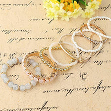 Carica l'immagine nel visualizzatore di Gallery, Milacolato 4 Set Braccialetti Impilabili per Donne con Perline... - Ilgrandebazar