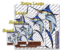 Carica l'immagine nel visualizzatore di Gallery, MARLIN X Grande Pack Pesca Pesce Sport Decal Adesivi per auto barche... - Ilgrandebazar