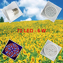 Carica l'immagine nel visualizzatore di Gallery, LEDMOMO Lampadina LED Grow, E27 6W 72 LEDs per piante da interno... - Ilgrandebazar