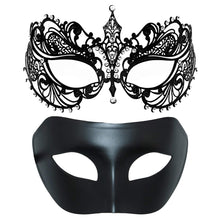 Carica l'immagine nel visualizzatore di Gallery, Maschera mascherata da coppia, corazzata Costumi veneziani Maschera... - Ilgrandebazar