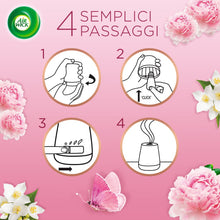Carica l'immagine nel visualizzatore di Gallery, Airwick Armonia Istantanea, Confezione con 1 Diffusore di Oli Essenziali e 1 Ricarica alla Fragranza di Peonia e Gelsomino Riequilibranti