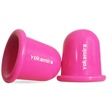 Carica l'immagine nel visualizzatore di Gallery, yokamira 2 Pcs Coppetta Anticellulite in Silicone, Cupping Anti Rosa - Ilgrandebazar