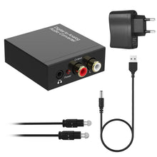 Carica l'immagine nel visualizzatore di Gallery, Convertitore DAC, Adattatore Audio Digitale Ottico SPDIF a RCA Analogico L/R... - Ilgrandebazar