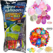 Carica l'immagine nel visualizzatore di Gallery, Lim 111 PZ + 1000 Pacchetto aggiuntivo Palloncini d'Acqua Crazy Color...