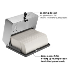 Carica l'immagine nel visualizzatore di Gallery, Anself CHUANGDIAN Distributore Carta Asciugamani Parete Bagno Silver - Ilgrandebazar