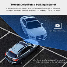 Carica l'immagine nel visualizzatore di Gallery, Dash Cam, Abask Doppia Telecamera per Auto, 4 Pollici FHD 1080P Visione...