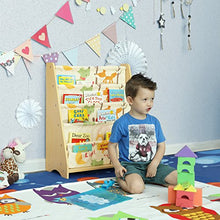 Carica l'immagine nel visualizzatore di Gallery, SONGMICS Libreria di Tessuto per Bambini, a 4 Livelli per... - Ilgrandebazar