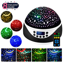 Carica l'immagine nel visualizzatore di Gallery, Shayson Lampada Proiettore Stelle Luce Notturna LED di...