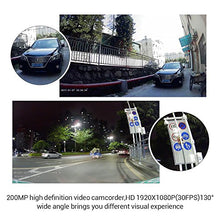 Carica l'immagine nel visualizzatore di Gallery, Blueskysea DV688 motorcycle Dash Cam 1080p Dual Lens Dashcamera per auto