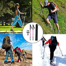 Carica l'immagine nel visualizzatore di Gallery, AUTOPkio Trekking Pole, Coppia di Viaggio Bastone da Camminare Viola