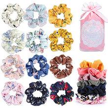 Carica l'immagine nel visualizzatore di Gallery, MOSOTECH 20 Pezzi Chiffon Scrunchies, Elastico in Cerchietti e...
