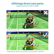 Carica l'immagine nel visualizzatore di Gallery, YOHOOLYO Convertitore da Wii a HDMI Adattatore a 720P/1080P Bianco