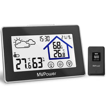 Carica l'immagine nel visualizzatore di Gallery, MVPOWER Stazione Meteo con Sensore Estern, Meteorologica Display... - Ilgrandebazar
