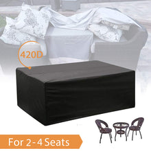 Carica l'immagine nel visualizzatore di Gallery, king do way Copertura per Mobili da Giardino - Telo 123 x 61 x 72 cm, Nero - Ilgrandebazar