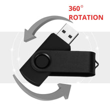 Carica l'immagine nel visualizzatore di Gallery, 2 Pezzi Pendrive 64GB DataOcean Chiavetta USB 2.0 64 Gb, Nero, Argento - Ilgrandebazar