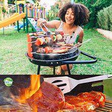Carica l'immagine nel visualizzatore di Gallery, Attrezzi per Barbecue,Gifort 24pcs Barbecue Accessori in Acciaio Inox...