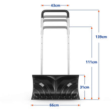 Carica l'immagine nel visualizzatore di Gallery, Aratro a spinta manuale a per impieghi gravosi con Aluminum Handle - Ilgrandebazar