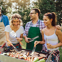 Carica l'immagine nel visualizzatore di Gallery, EKKONG 4 Pezzi Set Utensili Barbecue, Accessori Barbecue in Acciaio 4pcs