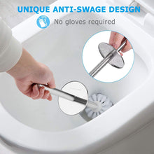 Carica l'immagine nel visualizzatore di Gallery, Homemaxs Scopino Bagno e Portascopino WC, per WC in Medium, Silver - Ilgrandebazar