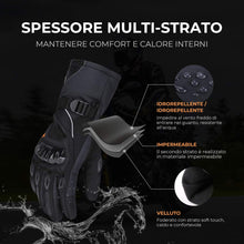 Carica l'immagine nel visualizzatore di Gallery, Guanti Moto Invernali, da Impermeabili Touch Screen per L, Nero - Ilgrandebazar