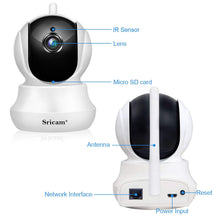 Carica l'immagine nel visualizzatore di Gallery, Sricam SP020 Telecamera di Sorveglianza Wireless 1080P HD IP Camera Bianco - Ilgrandebazar