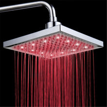 Carica l'immagine nel visualizzatore di Gallery, DELIPOP, soffione per doccia quadrato con 12 LED, 20,3 cm, 3 Colours - Ilgrandebazar