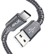 Carica l'immagine nel visualizzatore di Gallery, JSAUX Cavo USB C, [2 Pezzi: 1m + 2m] Intrecciato in Nylon Tipo C a... - Ilgrandebazar