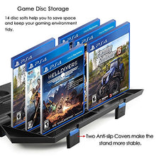 Carica l'immagine nel visualizzatore di Gallery, Keten supporto verticale per PS4 Slim/PS4 Con Ventilatore 2 in 1 base di...