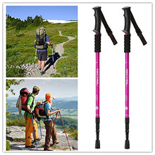 Carica l'immagine nel visualizzatore di Gallery, AUTOPkio Trekking Pole, Coppia di Viaggio Bastone da Camminare Viola