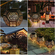 Carica l'immagine nel visualizzatore di Gallery, Lanterna Solare da Giardino GolWof LED Luci...
