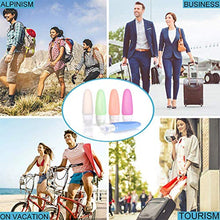 Carica l'immagine nel visualizzatore di Gallery, Bottiglie da viaggio in silicone per liquidi-5 pezzi inferiori a 100 ml... - Ilgrandebazar