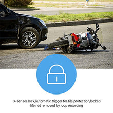 Carica l'immagine nel visualizzatore di Gallery, Blueskysea DV688 motorcycle Dash Cam 1080p Dual Lens Dashcamera per auto