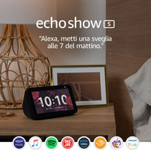 Carica l'immagine nel visualizzatore di Gallery, Echo Show 5 – Resta sempre in contatto con l'aiuto di Alexa, Nero