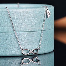 Carica l'immagine nel visualizzatore di Gallery, Yumilok Argento/Oro rosa 925 Sterling simbolo infinito "Forever" Argento - Ilgrandebazar