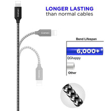 Carica l'immagine nel visualizzatore di Gallery, QGhappy Phone Cavo,[4 Pezzi/0.5M 1M 2M 3M] Nylon Cavo [4