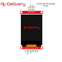 Carica l'immagine nel visualizzatore di Gallery, AZDelivery Display SPI TFT 128 x 160 Pixel da 1,8 Display, rot - Ilgrandebazar