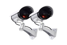 Carica l'immagine nel visualizzatore di Gallery, Maxesla - Telecamera di sicurezza finta con LED illuminati, 2 pezzi - Ilgrandebazar