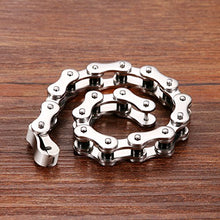 Carica l'immagine nel visualizzatore di Gallery, Cupimatch Uomo Braccialetto Bracciale Catena Bici Acciaio Inossidabile Nero... - Ilgrandebazar
