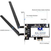 Carica l'immagine nel visualizzatore di Gallery, Scheda di Rete Wireless Wi-Fi con Bluetooth 4.2, WiFi 4.2 - Ilgrandebazar