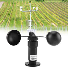 Carica l'immagine nel visualizzatore di Gallery, Anemometro con Sensore di Velocità del Vento Mumusuki 12.4cm / 4.88in, Nero - Ilgrandebazar