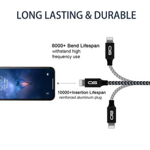 Carica l'immagine nel visualizzatore di Gallery, QGhappy Phone Cavo,[4 Pezzi/0.5M 1M 2M 3M] Nylon Cavo [4