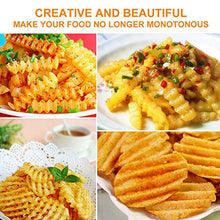 Carica l'immagine nel visualizzatore di Gallery, Coltello Ondulato, Taglia Patate, Lama per Patatine Fritte, per...