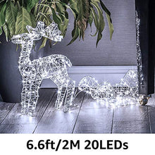 Carica l'immagine nel visualizzatore di Gallery, Olafus 16 Pezzi 2M Stringa Luci LED a Batteria IP68 Bianca Fredda - Ilgrandebazar